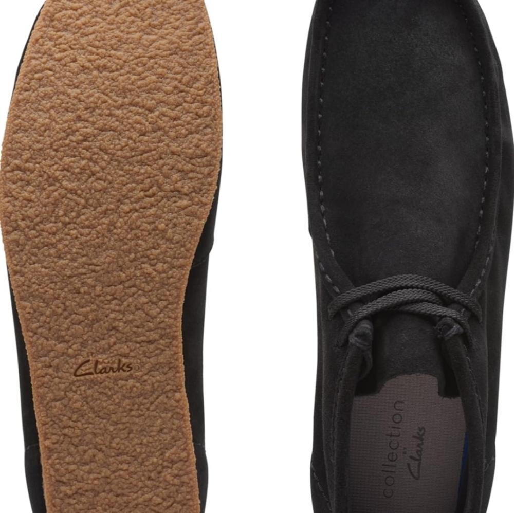 Men's Black Suede Shoes - Picture 3 of 7